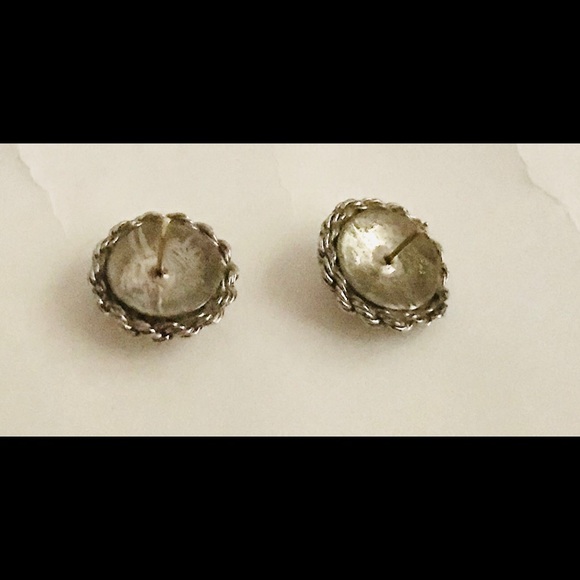 Sterling Silver Handmade Pierced Earrings - Picture 7 of 16